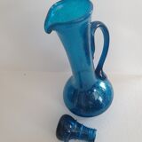 Biot glass carafe