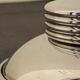 Baguier Christian Dior in silver metal art deco style