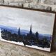 Oil on canvas View of Dijon 1976 Jean-François Devalière