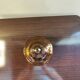 Carafe vintage ronde couleur ambre