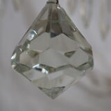 Napoleon III chandelier with crystal pendants, signed Portieux 19th century