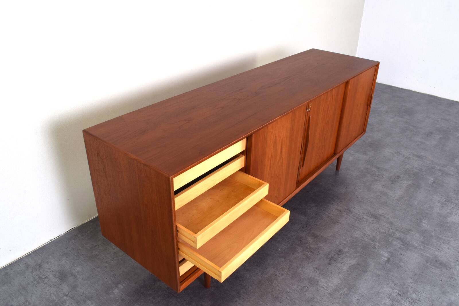 Mid-Century Danish Teak Sideboard, 1960s.