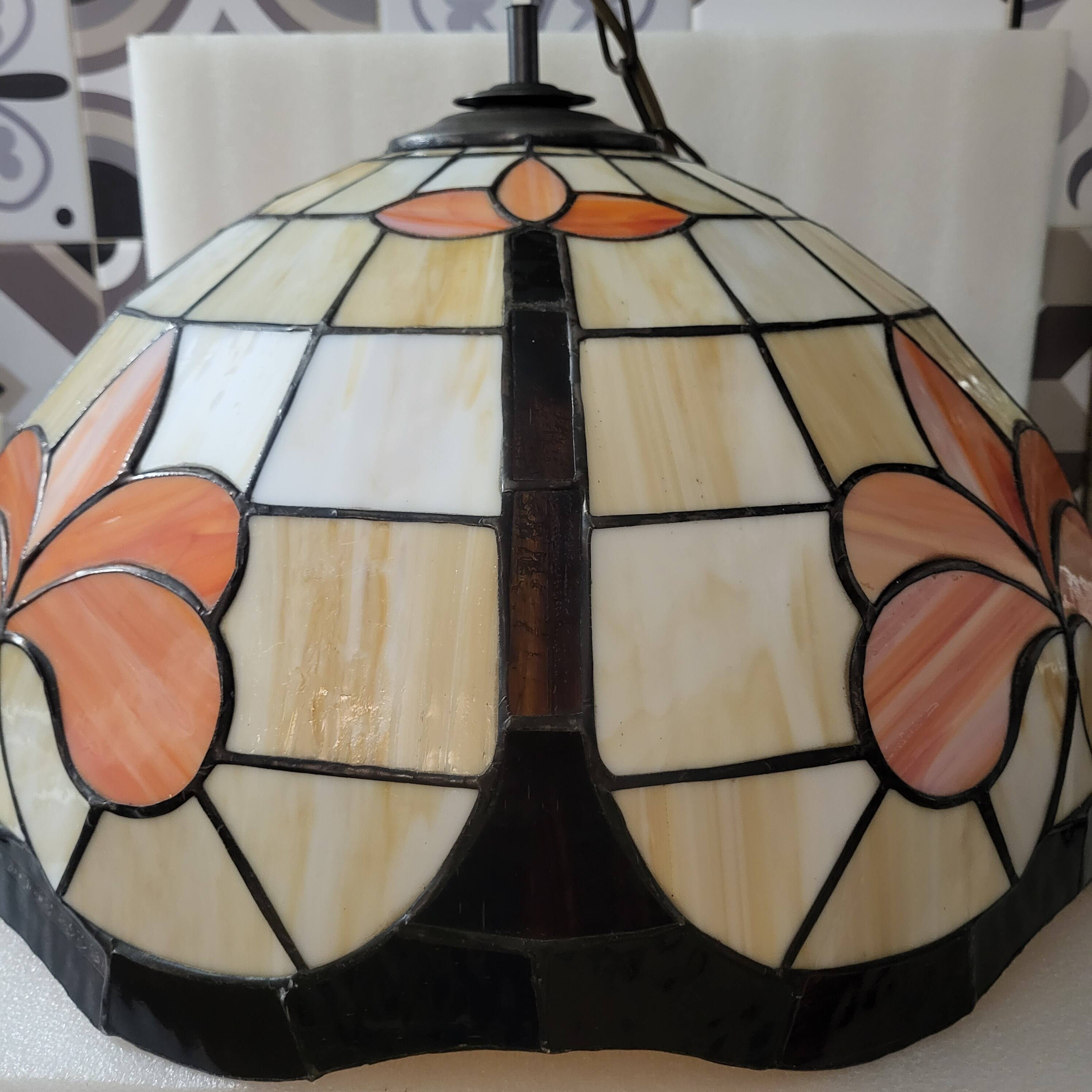 Large pendant light, art deco, vintage