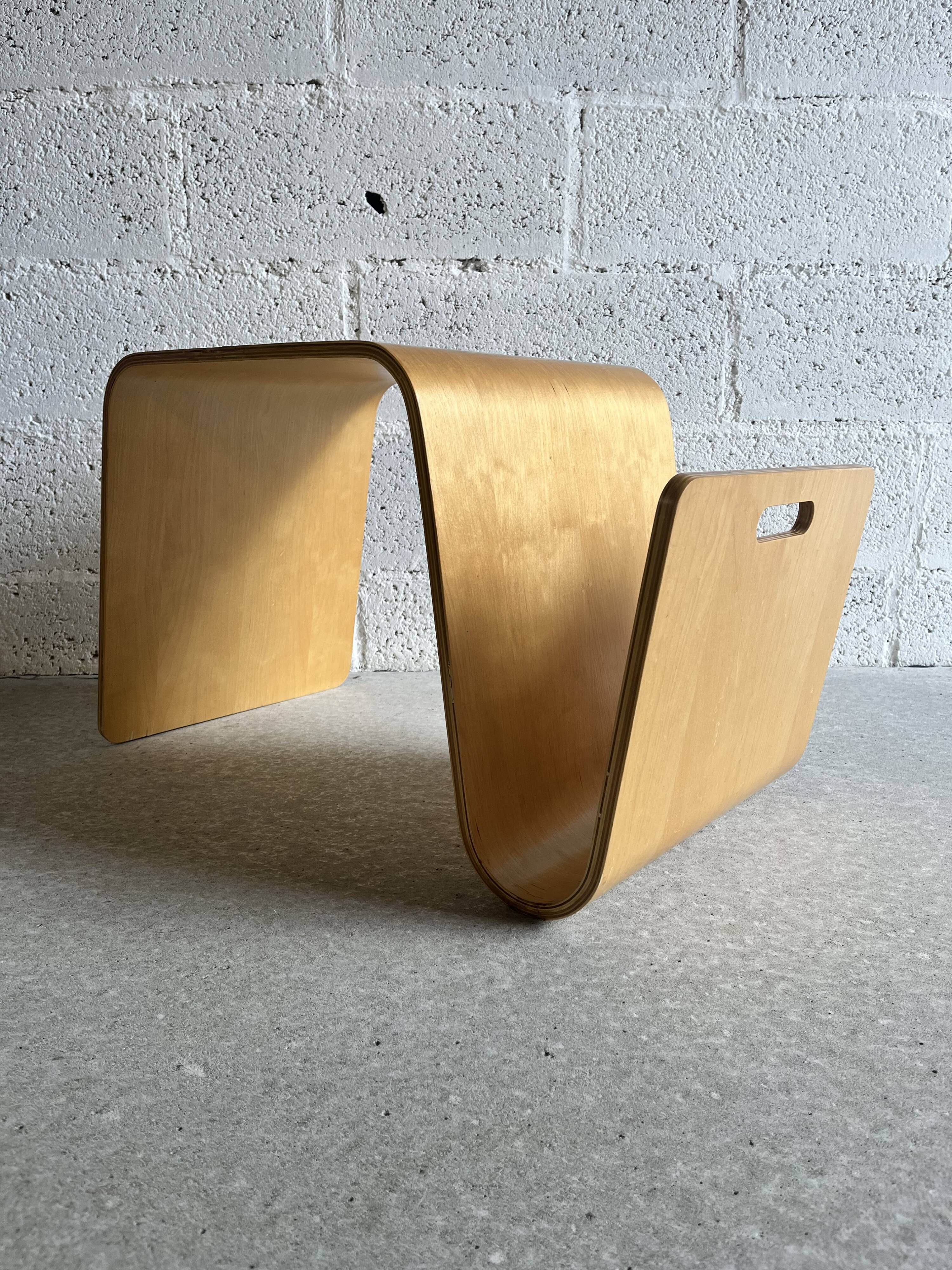 Table basse bout de canapé et porte revues en bois