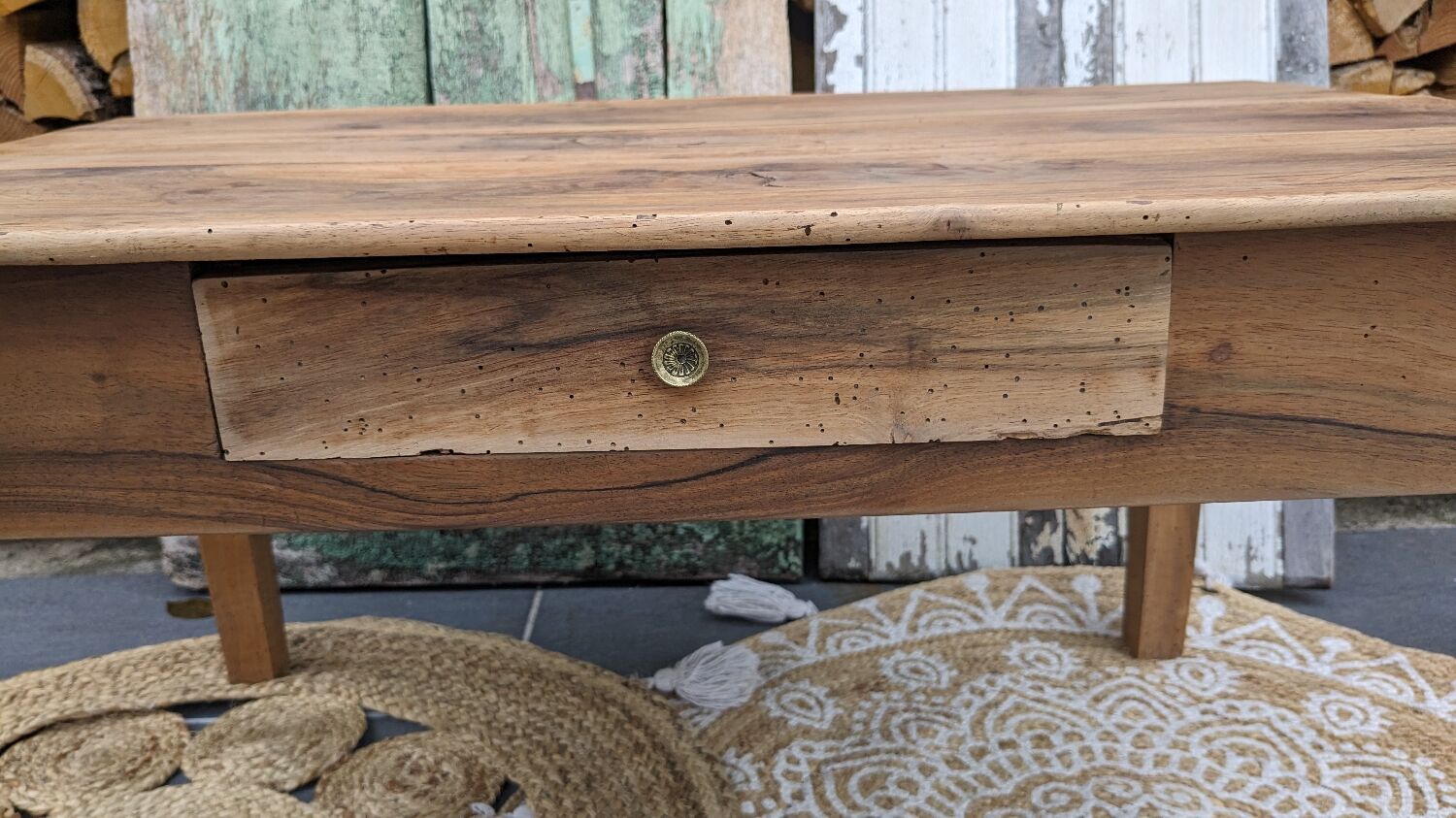 Coffee farmhouse table