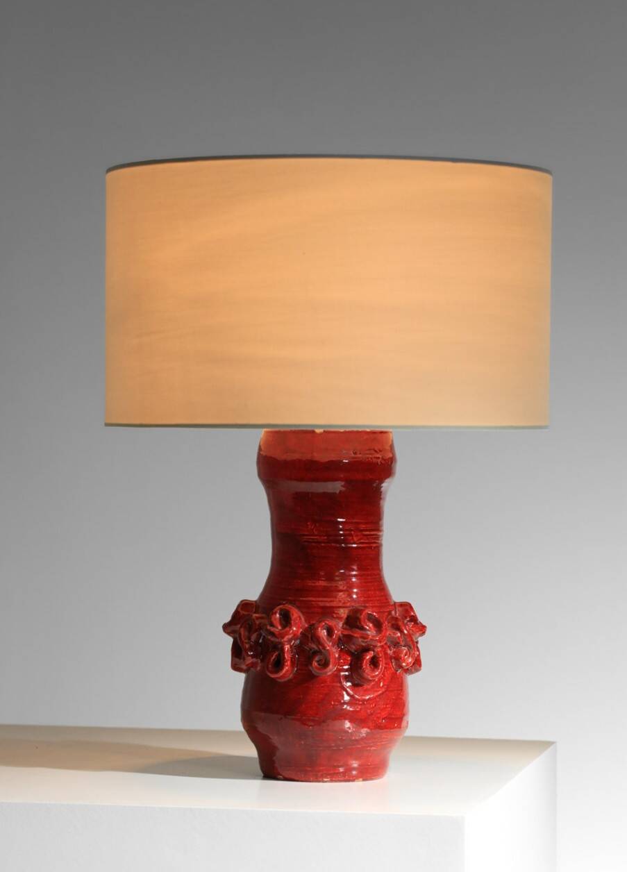 Jean Austruy ceramic lamp