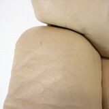 Large Scandinavian Adjustable Leather Armchair by Peem, 1970s, Finland
