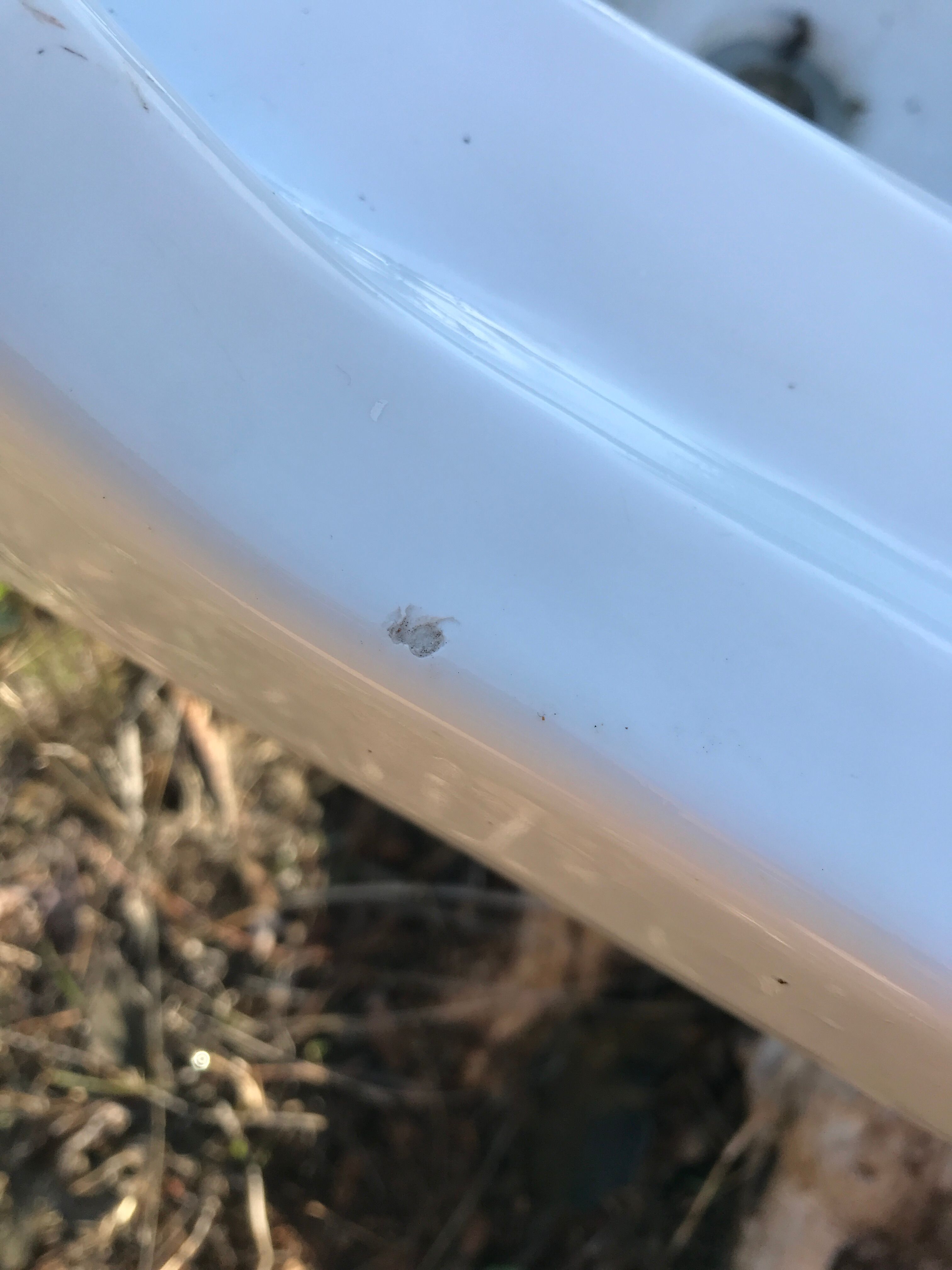 Old ceramic washbasin