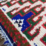 Azilal rug in wool and handmade cotton 110x215cm