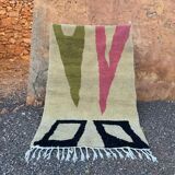 Handwoven Berber rug 3x2 m