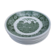 6 hollow plates Adams English Scenic green