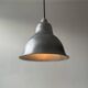 Old vintage aluminum workshop suspension