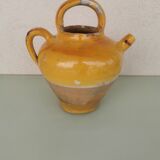 Yellow stoneware jug