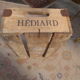 Ancienne caisse en bois et fer hediard