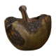 Mortar and its pestle