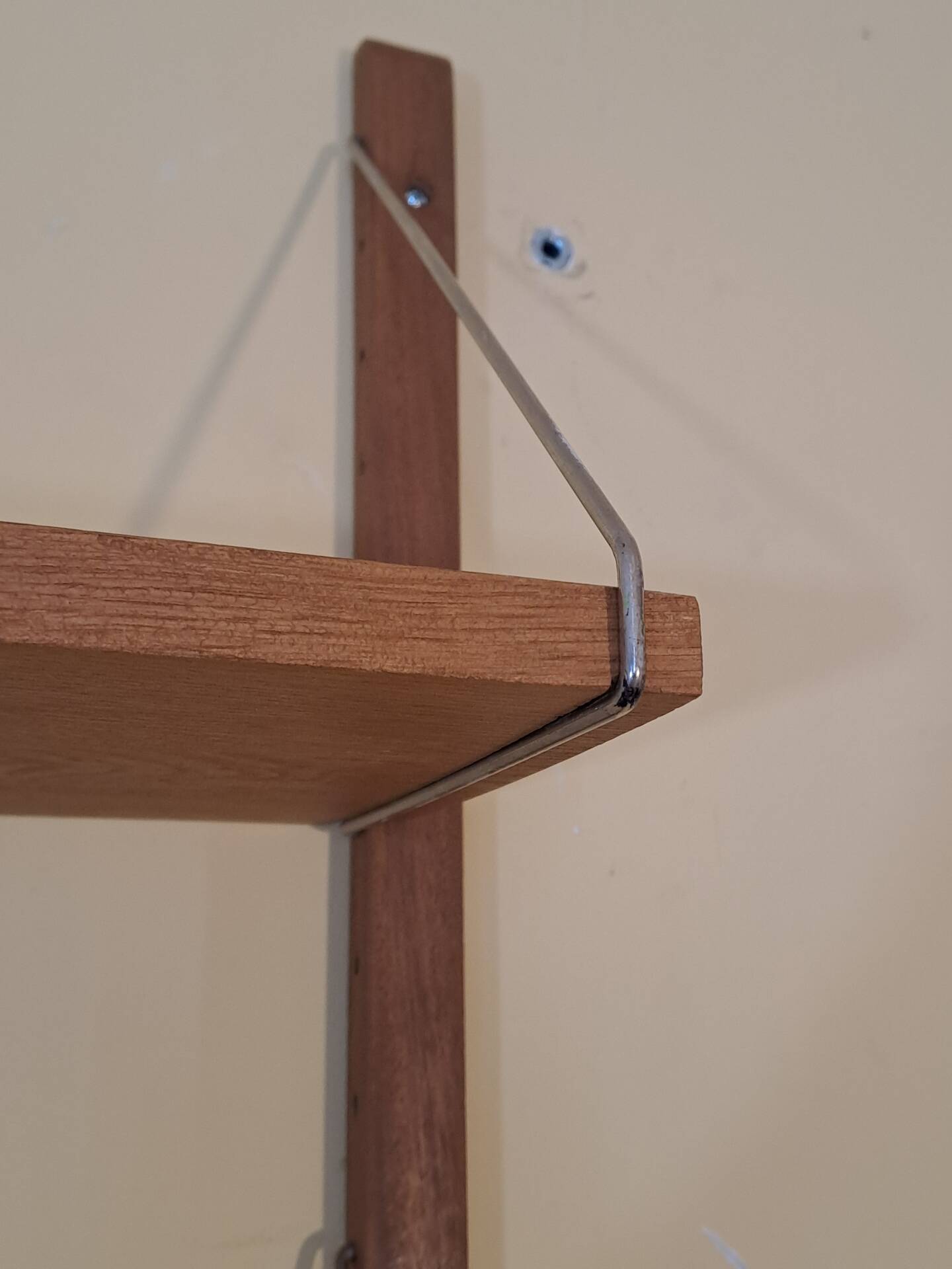 Wall unit 4 shelves, Vintage Scandinavian 1960s