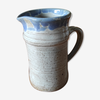 Pot à lait en céramique gris bleu
