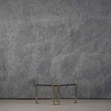 Vintage bronze and glass small coffee table by Peter Ghyczy, Germany 1970s