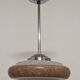 Art Deco XL pendant lamp in Clichy glass circa 1920