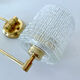 Pair of vintage scandinavian wall lamps 60 years white brass opaline