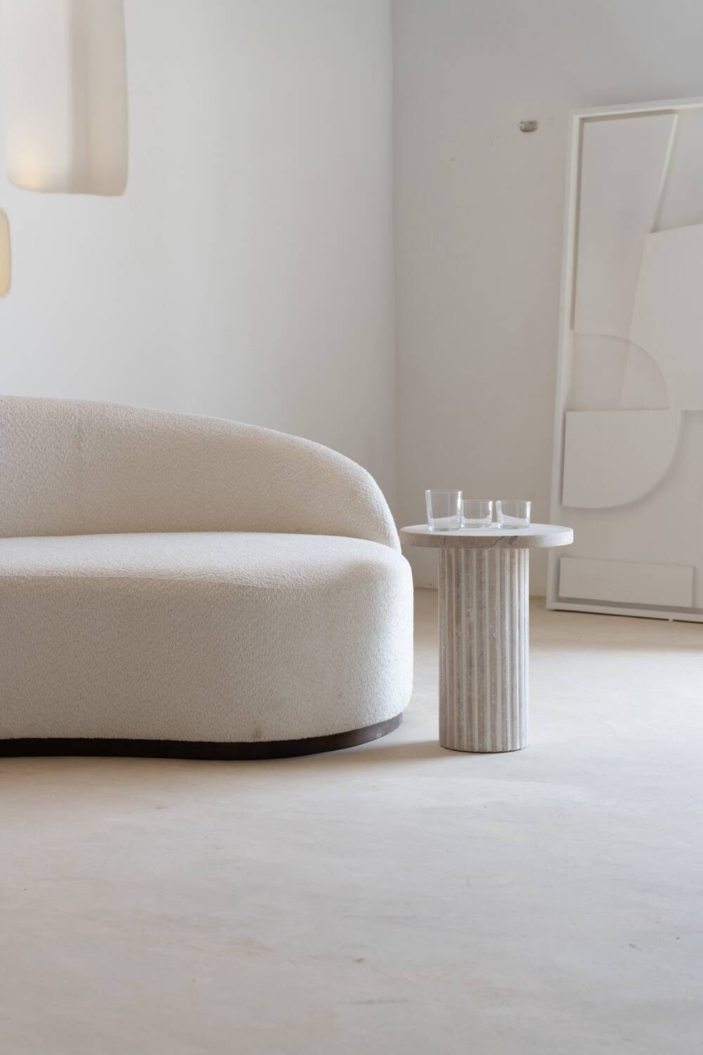 Omega side table 50 cm H