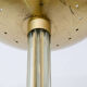 Floor lamp in glass & metal 1940s