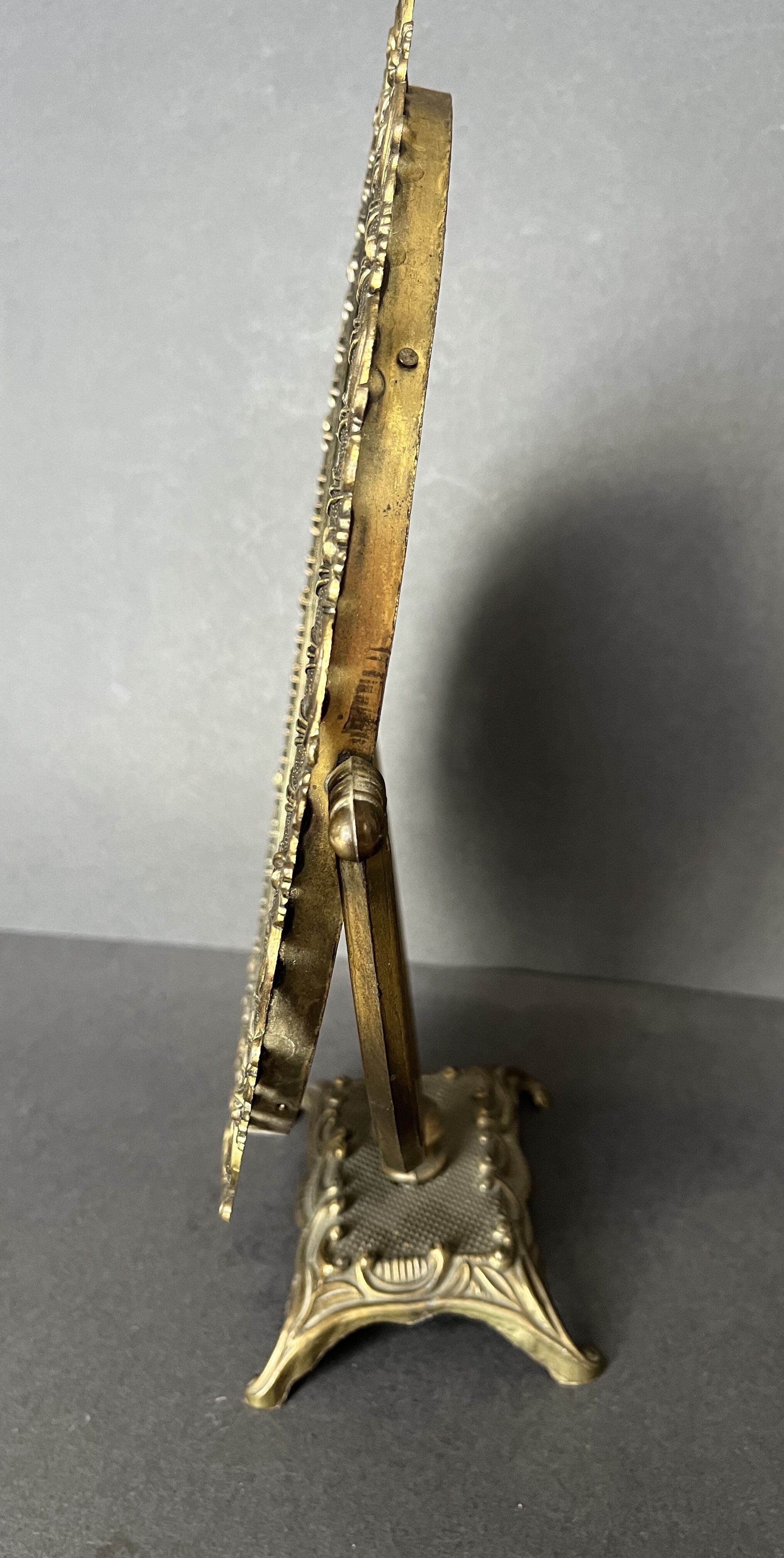 Bronze table mirror 22X34cm