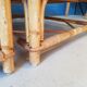Canapé rotin vintage 3 places, 3 modules- possibilité banquette et chauffeuse