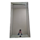 Vintage Venetian style mirror, to stand, 124 x 63 cm