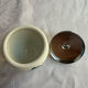 Egg coddler porcelaine anglaise Royal Worcester « Palmyra »