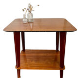 Table desserte pieds compas vintage 1950