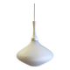 Suspension design en verre opalin - années 60/70