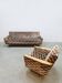 Vintage sofa &amp; lounge chair 'Geometric graphic dessin'