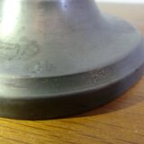 Pewter candle holder