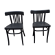 Paire de chaises bistro vintage
