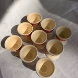 Ensemble de 9 coquetiers Villeroy et Boch Burgenland