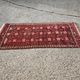 Antique Yomud Jaffarbai Turkmen rug, handwoven from the 1880s.