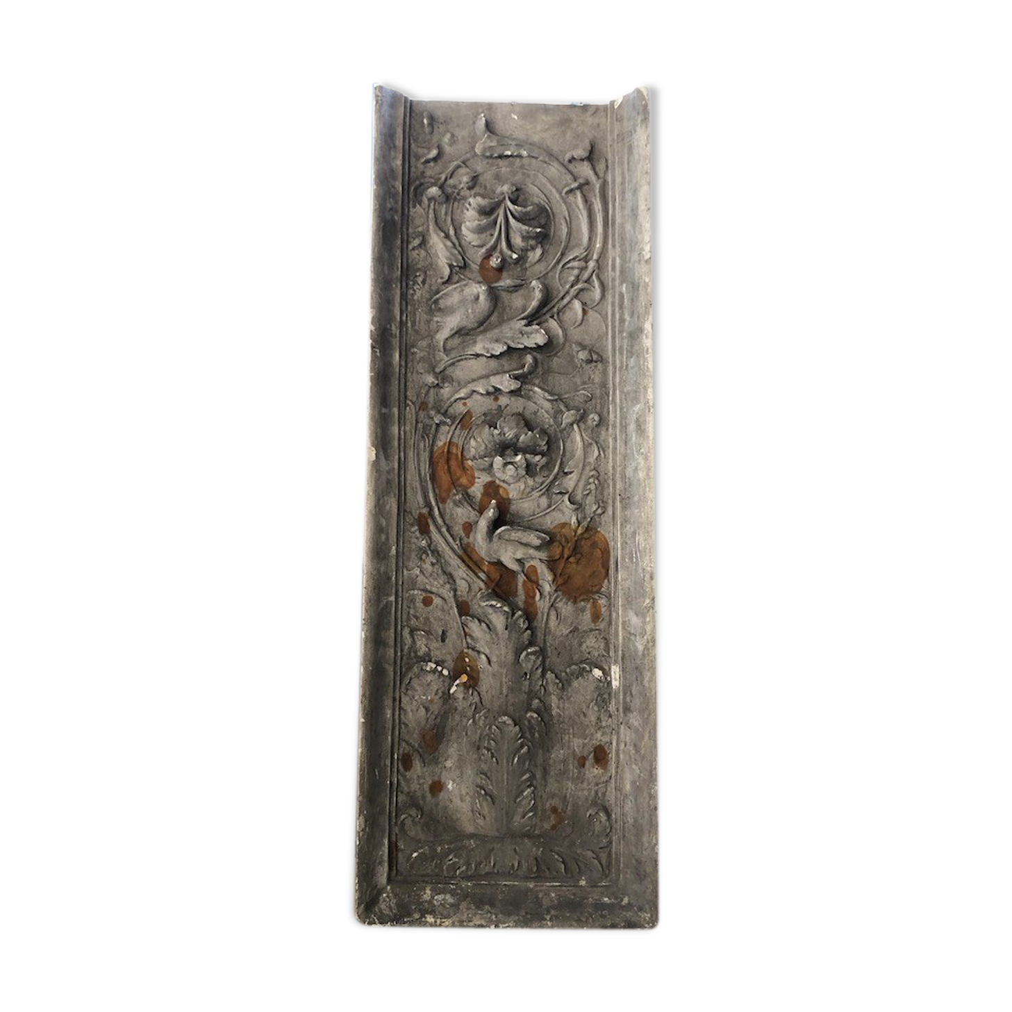 19th century plaster flower frieze