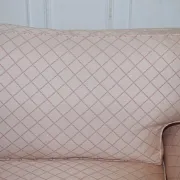 Two-Seater Sofa from Country House with Cushioned Pillows, England