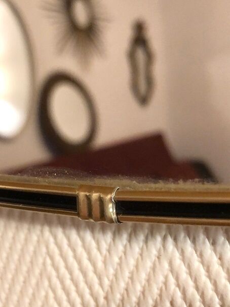 Mirror mirror free form of the 50s - 60s 38x78cm