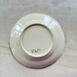 Set of 3 decorative plates Rouen earthenware Masse