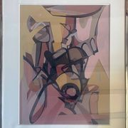Tableau Abstraction Carlo MARANGIO (né en 1936)