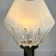 Diamond lamp in Murano glass, Italy 1970
