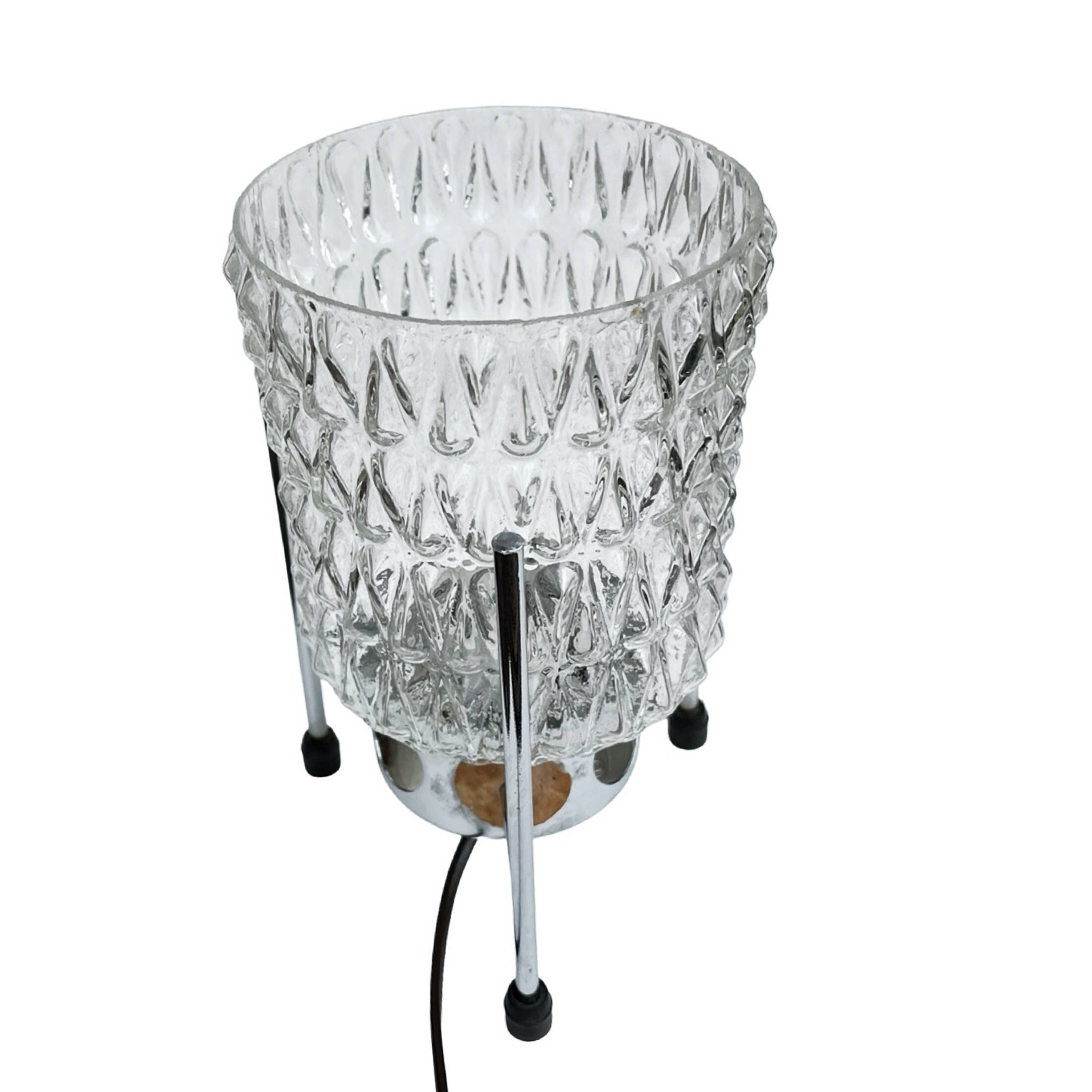Lampe de nuit Napako Space Age, Tchécoslovaquie, années 1960