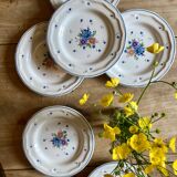 Set of 6 vintage dessert plates