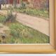 Painting „The Chalet at the Mountain Stream”, Scandinavian design, 1970s