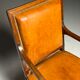 French armchair 19th century leather