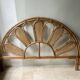 Vintage rattan headboard