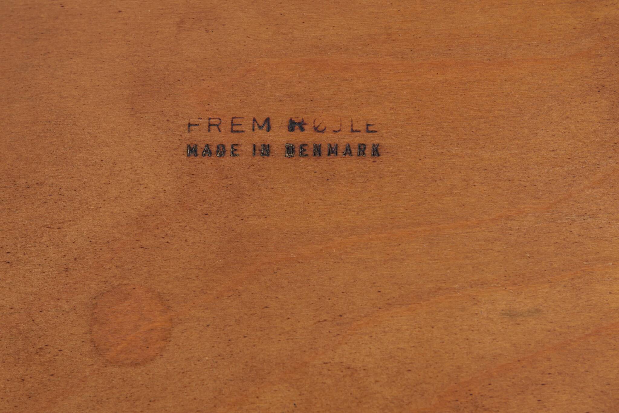 Mid-Century Teak Dining Table and Chairs Set by Hans Olsen for Frem Røjle.