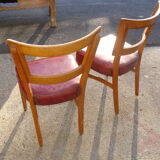 Pair of American chairs of the brand "flesh co phoenix sheboygan wisconsin 1948"